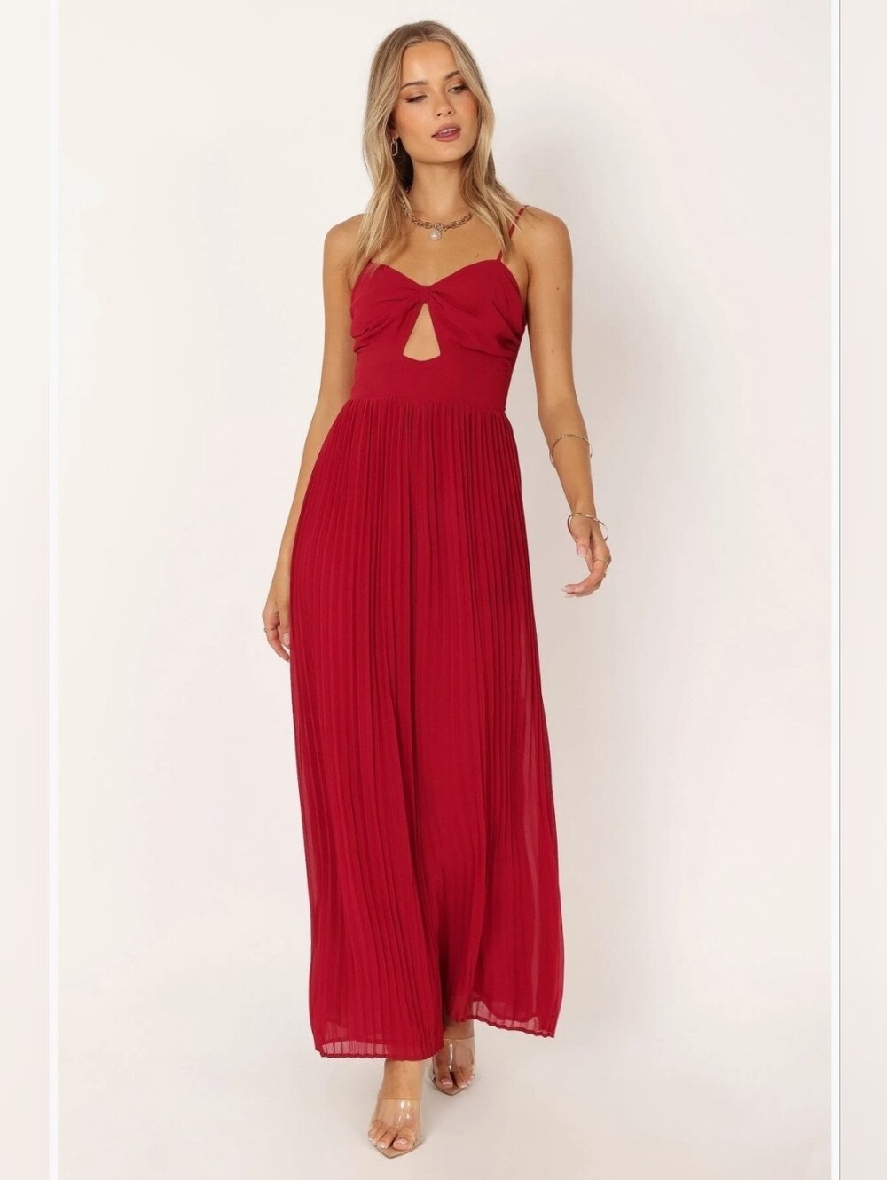 Petal & Pup Alice Pleated Wide Leg Jumpsuit
